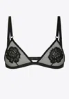 Dolce & Gabbana Floral Triangle Bra