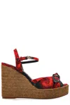 Dolce & Gabbana 90mm Lolita Sandals In Red