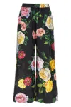Dolce & Gabbana Peony And Roses Print Pants