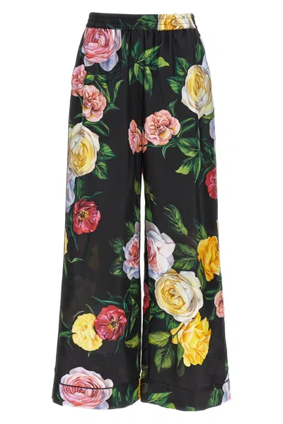 DOLCE & GABBANA DOLCE & GABBANA FLORAL PANTS