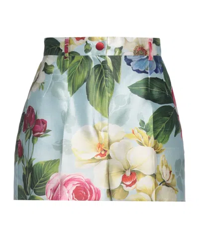 Dolce & Gabbana Floral Pattern Shorts In Multi