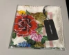 Dolce & Gabbana Floral Pattern Silk Scarf In Black