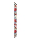 Dolce & Gabbana Floral Print Silk Bandeau In Multicolor