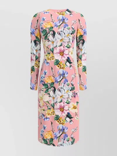 Dolce & Gabbana Floral Patterned Midi Dress