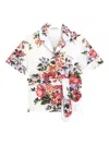 Dolce & Gabbana Oberteil Mit Blumen-print In White