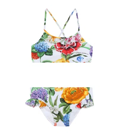 DOLCE & GABBANA FLORAL PRINT BIKINI