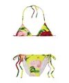 Dolce & Gabbana Floral-print Bikini In Multi