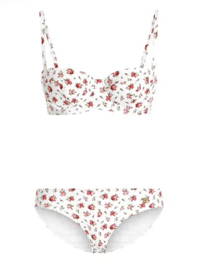 Dolce & Gabbana Bikini Mit Blumen-print In Multi