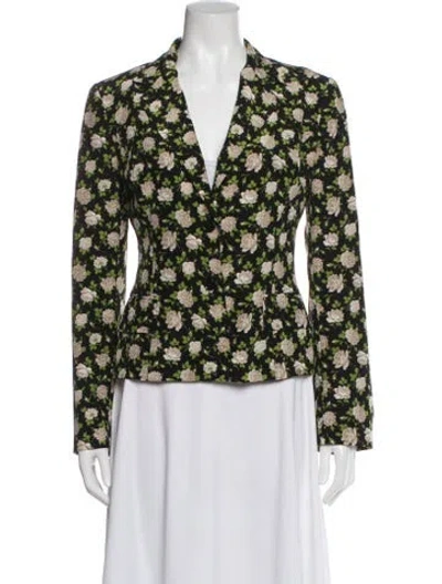 Pre-owned Dolce & Gabbana Floral Print Blazer