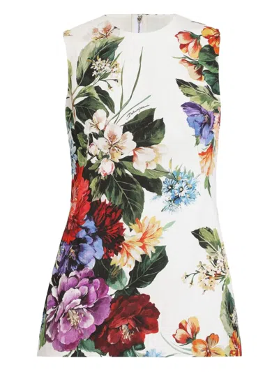 Dolce & Gabbana Floral-print Blouse In Multi