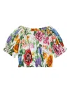 Dolce & Gabbana Floral-print Blouse In White