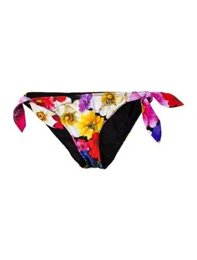 Pre-owned Dolce & Gabbana Floral Print Bottoms In Multi
