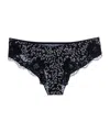Dolce & Gabbana Floral Print Briefs In Black