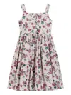 Dolce & Gabbana Floral-print Buttoned Dress In Multi