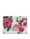 Dolce & Gabbana Floral-print Cardholder In White