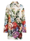 Dolce & Gabbana Abito Stampa Bouquet Fiori In Multi