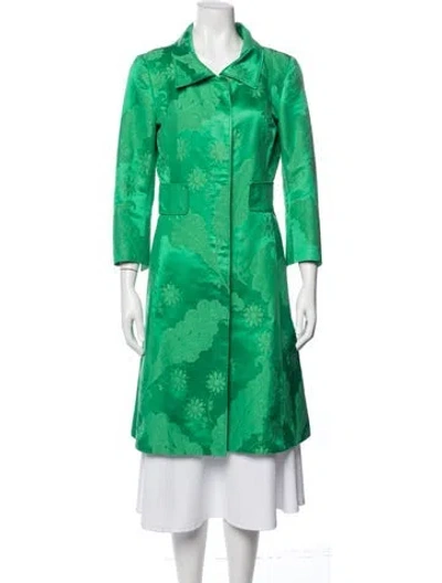 Pre-owned Dolce & Gabbana Floral Print Coat