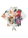 Dolce & Gabbana Floral-print Cotton Shirt