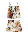 Dolce & Gabbana Floral-print Cotton Short Set In Multi