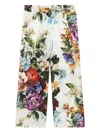 Dolce & Gabbana Floral-print Cotton Trousers