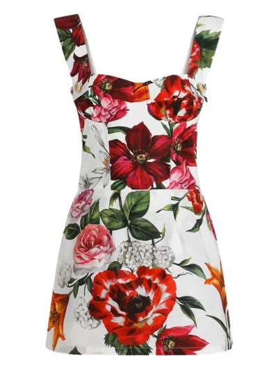 DOLCE & GABBANA FLORAL PRINT DRESS