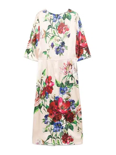 DOLCE & GABBANA FLORAL PRINT DRESS