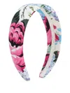 Dolce & Gabbana Floral-print Head Band In White