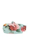 Dolce & Gabbana Floral-print Headband In Green