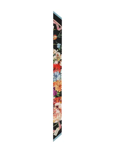 DOLCE & GABBANA FLORAL-PRINT HEADSCARF