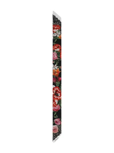 Dolce & Gabbana Floral-print Headscarf
