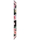 Dolce & Gabbana Floral-print Headscarf In Black