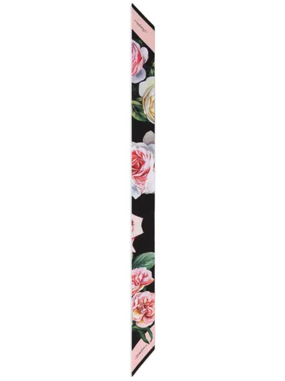 Dolce & Gabbana Floral-print Headscarf In Multicolor