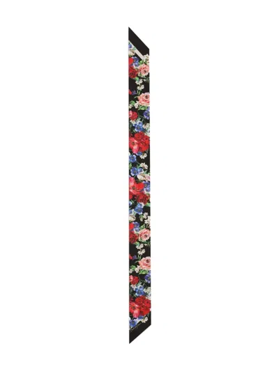 Dolce & Gabbana Floral-print Headscarf In Multi