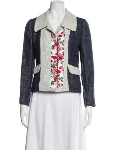 Pre-owned Dolce & Gabbana Floral Print Jacket In Multi