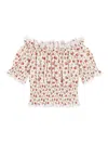 Dolce & Gabbana Roses-print Poplin Blouse In Multi