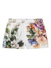 Dolce & Gabbana Floral-print Linen Shorts