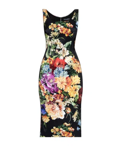 Dolce & Gabbana Floral-print Midi Dress
