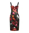Dolce & Gabbana Women Satin Printed Dress In Multi