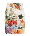 Dolce & Gabbana High Waist Floral Print Mini Skirt
