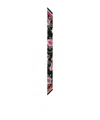 Dolce & Gabbana Floral-print Neckerchief In Black