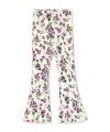 Dolce & Gabbana Floral-print Ribbed Trousers In Multi