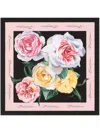 Dolce & Gabbana Floral-print Scarf In Black
