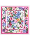 Dolce & Gabbana Printed Silk Foulard In Multi
