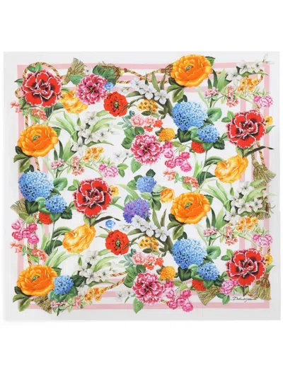 Dolce & Gabbana Floral-print Scarf