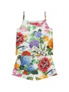 Dolce & Gabbana Floral-print Set In White