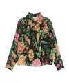 Dolce & Gabbana Floral-print Shirt In Black