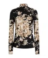 Dolce & Gabbana Charmeuse Shirt Shirt And Blouse Multicolor In Black