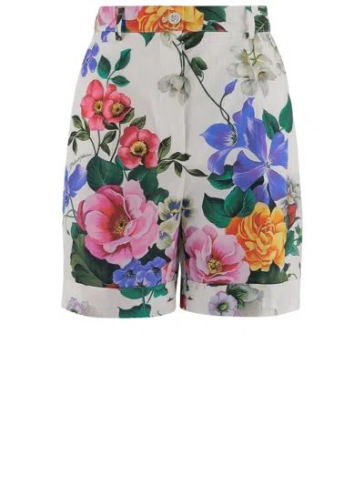 DOLCE & GABBANA DOLCE & GABBANA FLORAL PRINT SHORTS