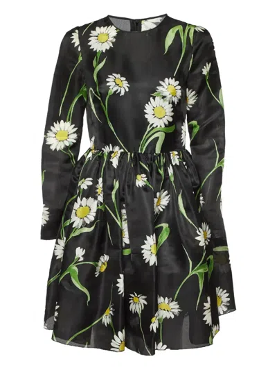 Pre-owned Dolce & Gabbana Floral-print Silk Dress