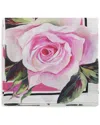Dolce & Gabbana Flowers Print Silk Scarf